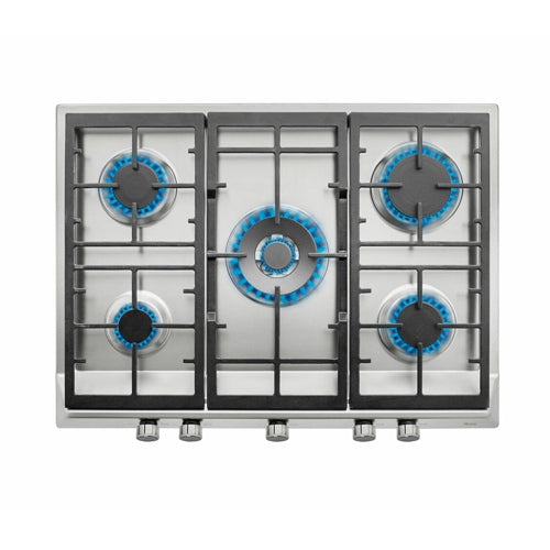 Encimera de Gas 5 Fuegos Teka EX 70.1 5G AI AL DR CI Inox