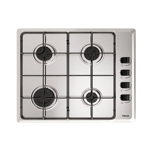Encimera de Gas 50x58 4 Fuegos Teka HLX 640 KLA0E Inox Butano