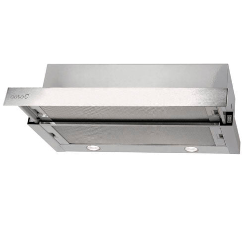 Campana 60cm extraíble Cata TF 2003 Duralum 60 390m3/h inox