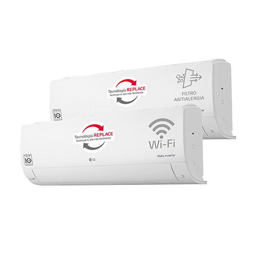 Aire Split 2x1 2200F/3500F + 3010f/3440k LG 2X1MULTI912SET Replace Wifi A++/A+