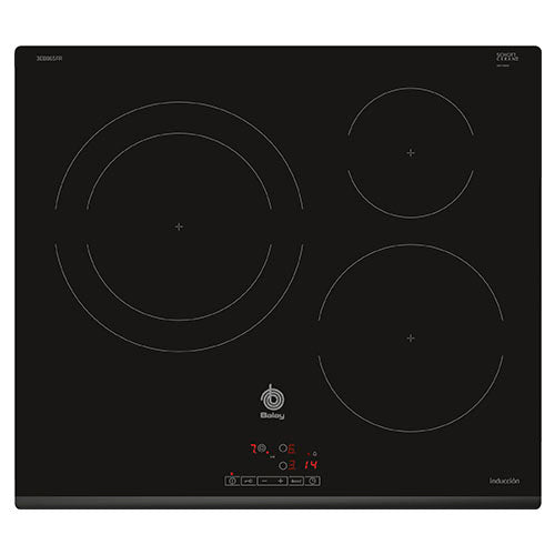 Inducción 3 zonas 60CM Balay 3EB865 fuegosR 1 zona-28CM