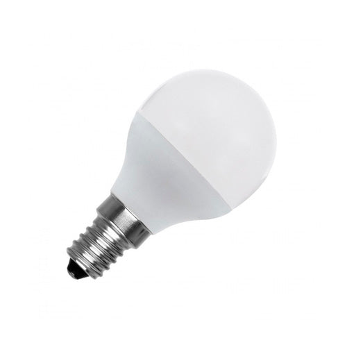 Bombilla LED esférica E14 8W 3000K