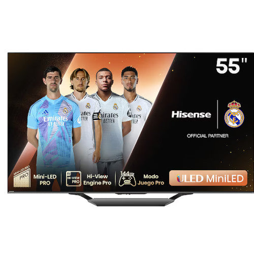 Televisor MiniLED 55" HDR Hisense 55U7NQ SMART TV Gris oscuro Clase E