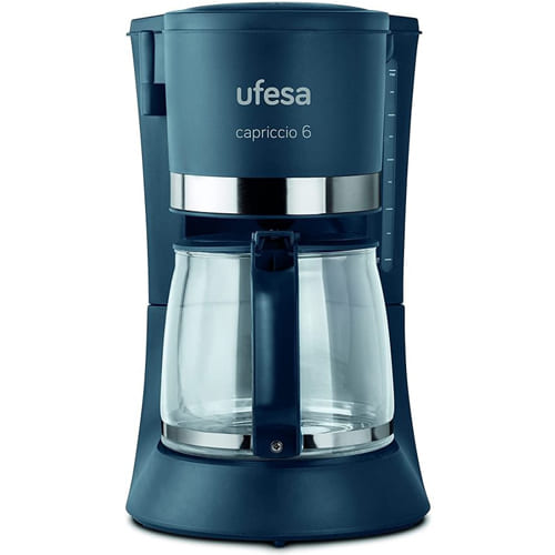 Cafetera de Goteo 6 Tazas Ufesa 71604775 Capriccio Azul
