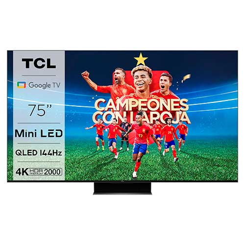 Televisor MINILED 75" 4K UHD TCL 75C845 Google TV Clase F