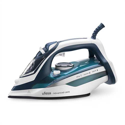 Plancha de Vapor 3200W 230Gr Ufesa Advanced Care con Suela Advanced Glide