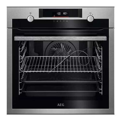 Horno Multifunción 60cm 71L AEG BPE546360M Serie 7000 Pirolítico SenseCook con Sonda térmica Inox A+