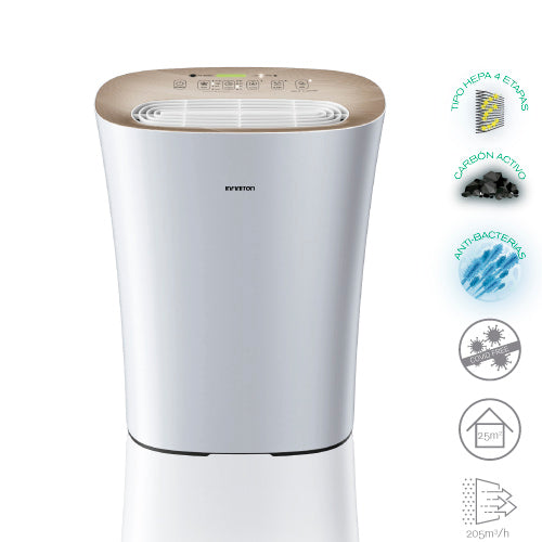 Purificador de aire 205 m3/h Infiniton AP210 blanco filtro HEPA