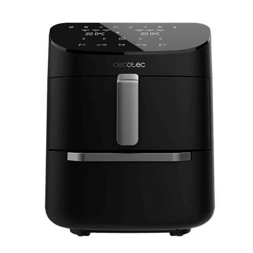 Freidora de Aire 11L Cecotec CE3282 Cecofry FoodCourt 11000 Connected C Horno y Grill 8 en 1 2 Cajones Negro