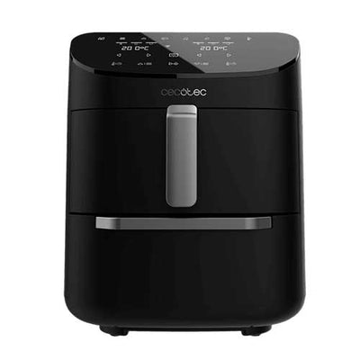 Freidora de Aire 11L Cecotec CE3282 Cecofry FoodCourt 11000 Connected C Horno y Grill 8 en 1 2 Cajones Negro