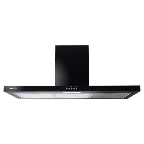 Campana 90cm Decorativa Infiniton CMPTTSH9B63N 400m3h Negra B.
