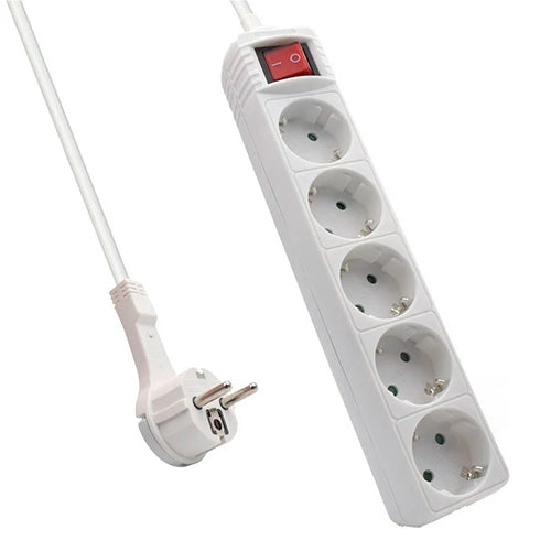 Regleta de 5 Tomas Ewent EW3955 Cable 1.5m