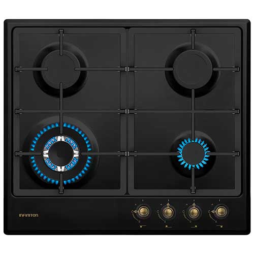 Encimera Gas 4 Fuegos 60cm Infiniton GAS41RO Natural / Butano