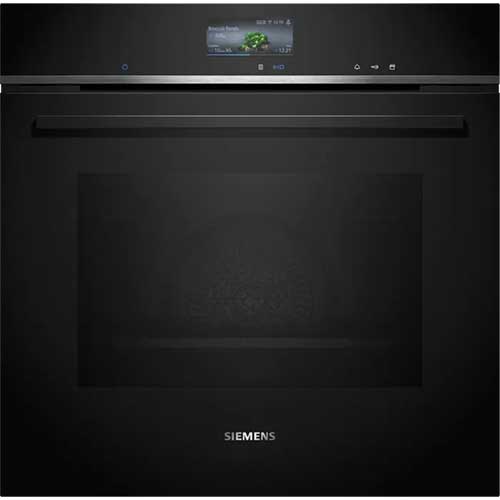 Horno Multifunción 60cm 71L Siemens HS736G3B1 Vapor Negro A+