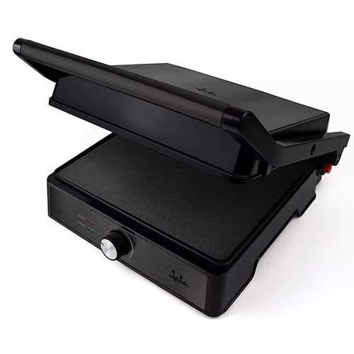 Grill de asar 2000W Jata JEGR1913 apertura de 180º 29,0 x 24 Inox gris oscuro