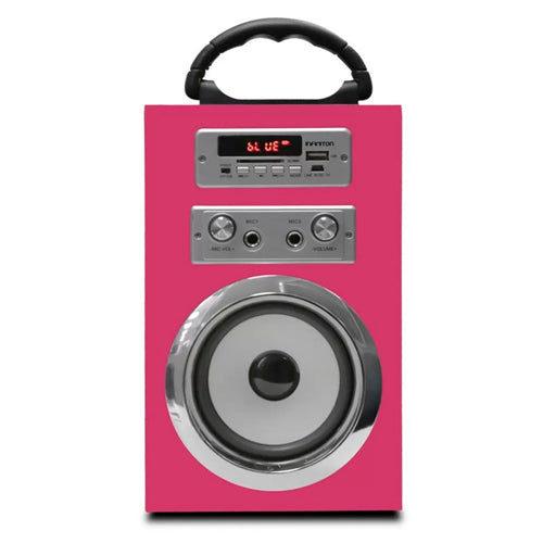 Altavoz Karaoke Infiniton K8 Rosa Bluetooth