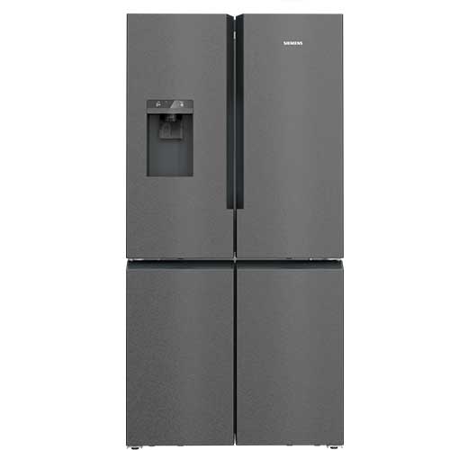 Frigorífico Side by Side 183x91 No Frost Siemens KF96DAXEA Dispensador con toma Black Inox Clase E