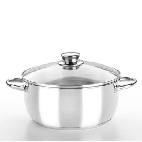 Cacerola 30cm Monix Óptima M451130 Tapa Cristal