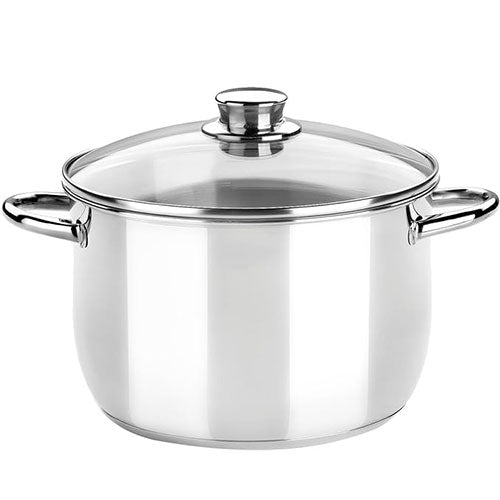 Olla 24cm Monix Óptima M453124 Tapa Cristal