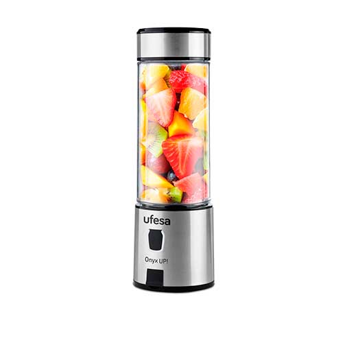 Batidora Vaso Deportiva Ufesa Onixup USB Portátil Inox
