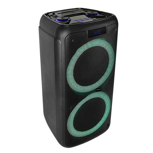 Altavoz Karaoke 180W Infiniton PARTYEQ20 Bluetooth FM/MICRO Control Remoto Negro