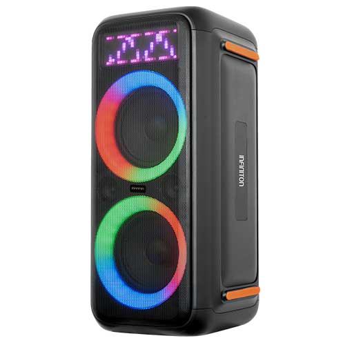 Altavoz Karaoke 900W Infiniton PARTYEQ60 Bluetooth FM/MICRO Control Remoto Negro