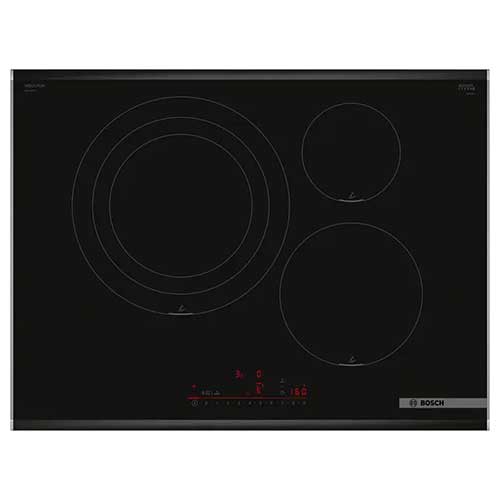 Inducción 3 Zona 70CM Bosch PID775HC1E 1 Zona-32CM Con Perfiles Wifi Negro