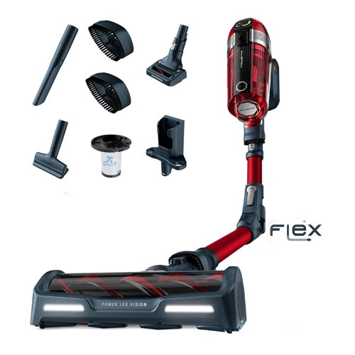 Aspirador escoba 25.2V Rowenta Xforce Flex 11,5 RH9829WO 22W autonomía 45 min animal kit