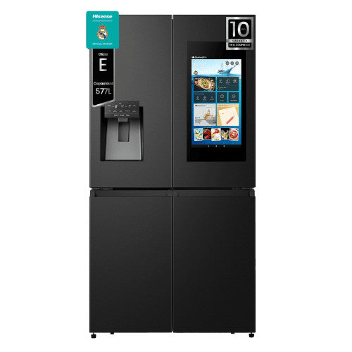 Frigorífico Side By Side 190X96 Total No Frost Hisense RQ760N4IFE Negro Clase E