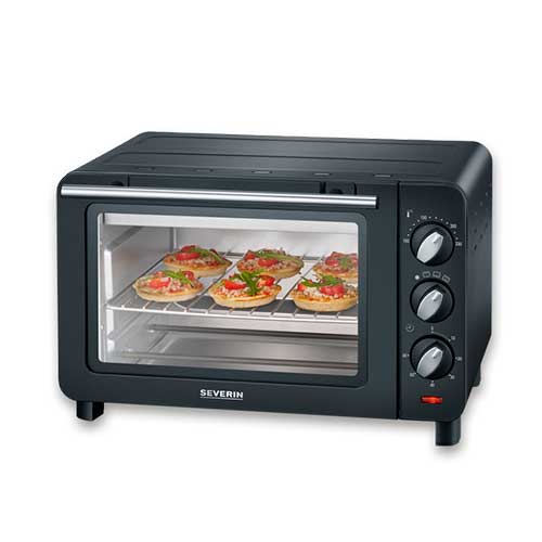 Mini Horno Tostador 14L 1200W Severin TO2042 Negro