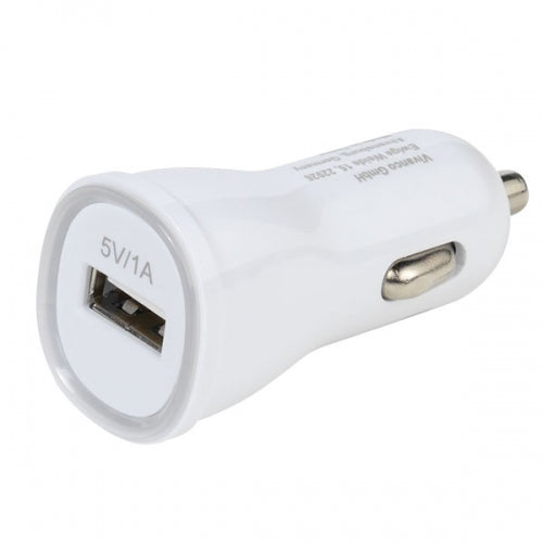 Cargador USB Para Coche 1a blanco