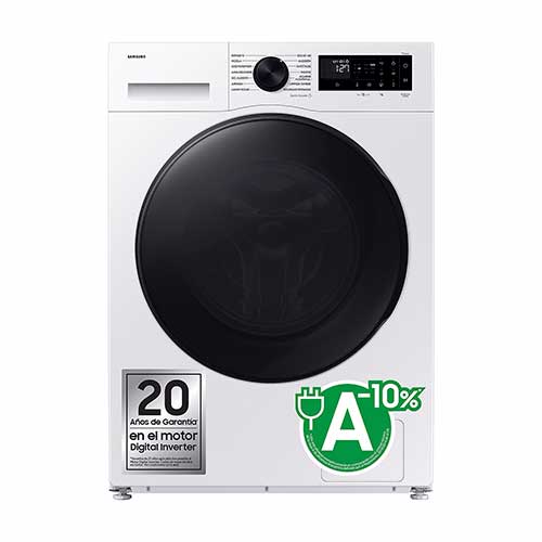 Lavasecadora 11/6kg 1400rpm Samsung WD11DG5B15BEEC AI EcoBubble Blanca Clase A -10%