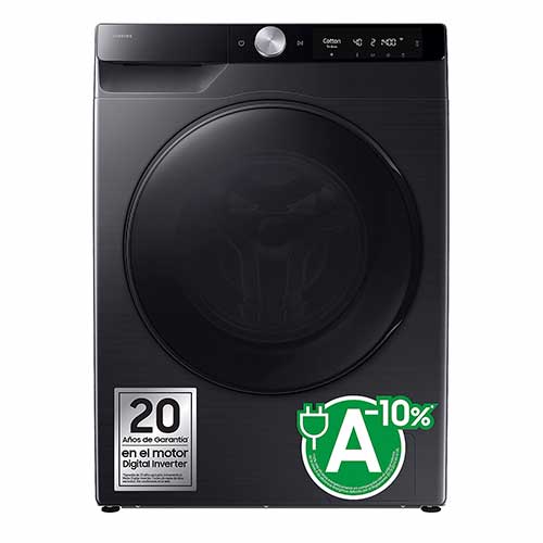 Lavasecadora 9/6kg 1400rpm Samsung WD90DG6B85BBU3 Autodosificación Negro Clase A/D