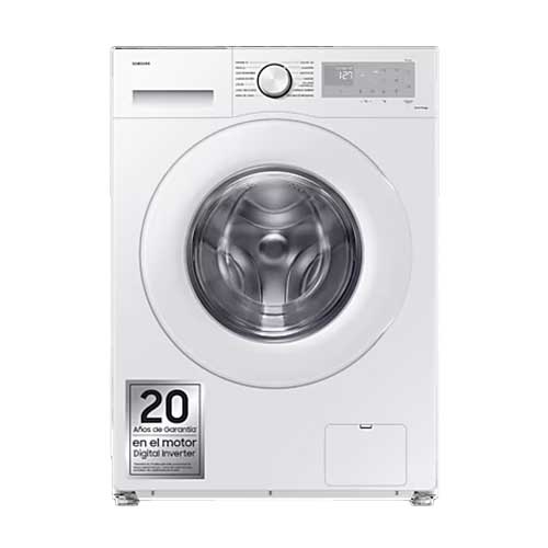 Lavadora 8kg 1400rpm Samsung WW80CGC04DTHEC Ecobubble Wifi Blanco Clase A