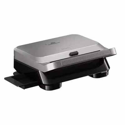 Grill Gofrera Sanwicher 3 en 1 800W Braun SM5006 SnackMaker con set de placas gofres y grill Silver