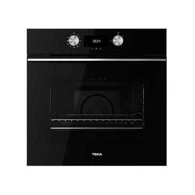 Horno 60cm Multifunción TEKA HLB 8400 P 1 guía Pirolítico Hidrocleanean Negro A+