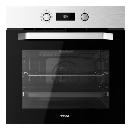 Horno multifunción 60cm 71L Teka HCB 6535P SS pirolítico inox 1 guía extraíble