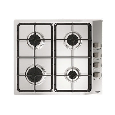 Encimera de Gas 4 Fuegos 60cm Teka EASY E 60.3 40 Termopar Butano Inox