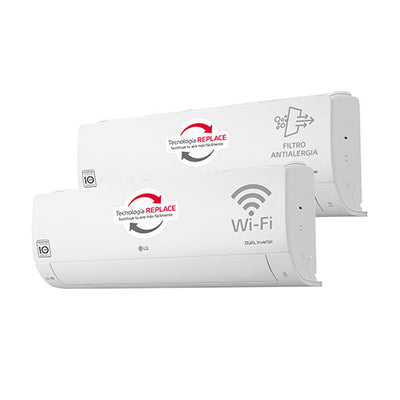 Aire Split 2x1 2200F/3500F + 3010f/3440k LG 2X1MULTI912SET Replace Wifi A++/A+