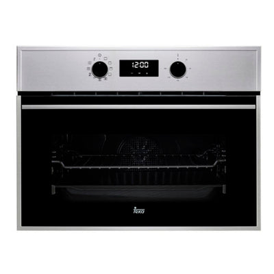 Horno multifunción 45,5cm 44L compacto Teka HSC635P pirolítica/hydroclean inox