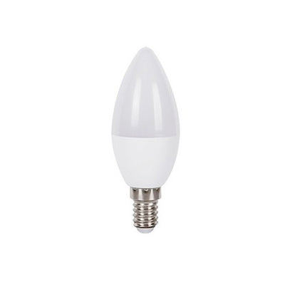 Bombilla LED vela E14 6W 6000K