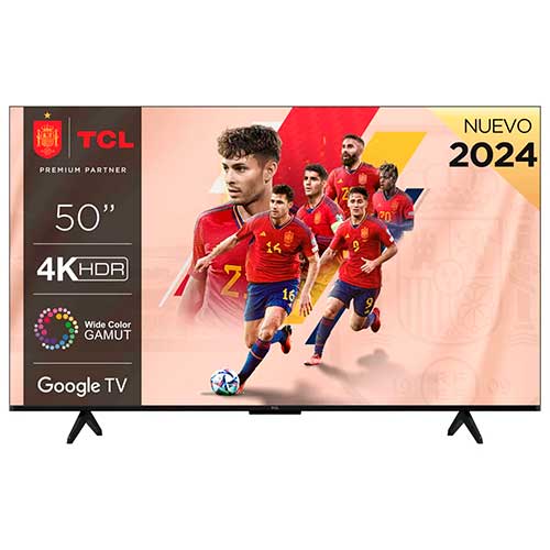 Televisor LED 50" 4K TCL 50P755 Smart TV Google TV Clase F