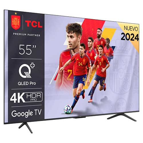 Televisor QLED 55" 4K TCL 55C655 Google TV Clase F