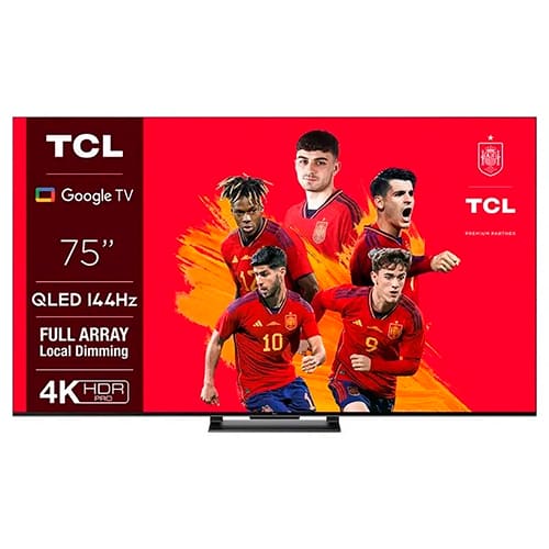 Televisor QLED 75" 4K UHD TCL 75C745 Full Array Google TV Clase G