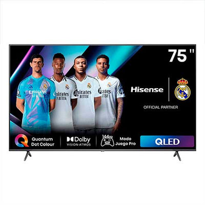 Televisor QLED 75" 4K Hisense 75E7NQ Smart TV Quantum Dot Colour Clase E