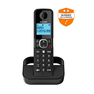 Teléfono Dect Alcatel F860 Duo Negro