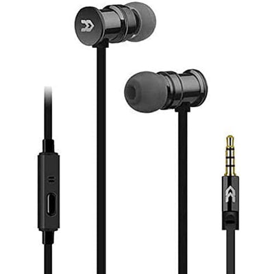 Auriculares con micrófono botón Avenzo AV636RJ Imantado Negro
