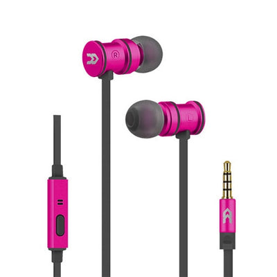 Auriculares con micrófono botón Avenzo AV636RS imantado rosa