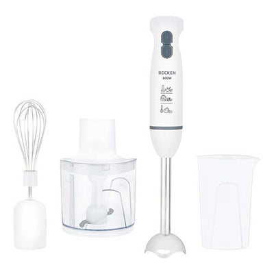 Batidora Mano 600W Becken BHB4577 con Accesorios Blanco