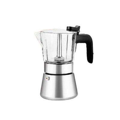 Cafetera 4 Tazas Bra Flavour Crystal Inox